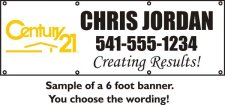 (image for) Century 21 4' x 12' Banner