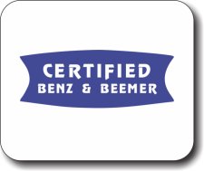 (image for) Certified Benz & Beemer Mousepad