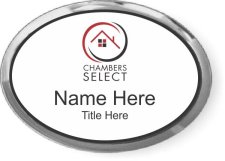 (image for) Chambers Select Executive Oval Silver Badge
