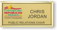 (image for) Chesapeake Republican Women Central Chesapeake Gold Executive Badge