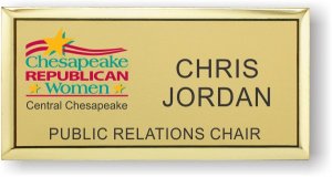 (image for) Chesapeake Republican Women Central Chesapeake Gold Executive Badge