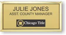 (image for) Chicago Title Insurance Gold Executive Badge