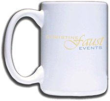 (image for) Christine Faust Events Mug