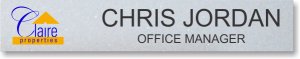 (image for) Claire Properties Nameplate