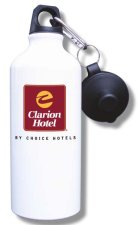 (image for) Clarion Hotel Water Bottle - White