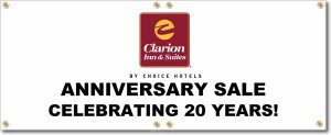 (image for) Clarion Inn & Suites Banner Logo Center