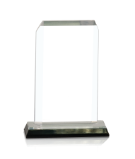 (image for) Clip Corner Impress Acrylic Award - Silver - Medium