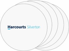 (image for) Harcourts Silverton Coasters (5 Pack)