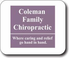 (image for) Coleman Family Chiropractic Mousepad