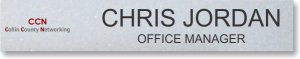 (image for) Collin County Networking Nameplate