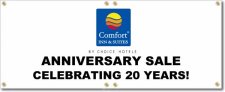 (image for) Comfort Inn & Suites 4' x 12' Banner Logo Center