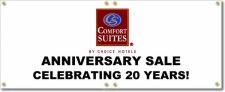 (image for) Comfort Suites 4' x 12' Banner Logo Center