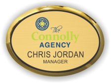 (image for) Connolly Agency Gold Executive Oval Badge