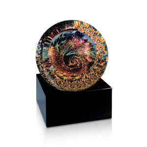 (image for) Twisted Copper Galaxy Art Glass Award