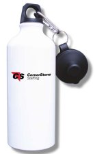 (image for) Cornerstone Staffing Water Bottle - White