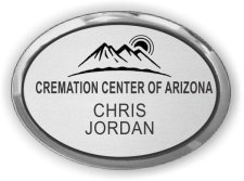 (image for) Cremation Center of Arizona Silver Oval Executive Badge