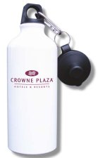 (image for) Crowne Plaza Logo B Water Bottle - White