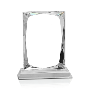 (image for) Crystal Rectangle on Clear Base - 6 1/4\"