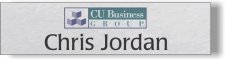 (image for) CU Business Group Silver Name Plate