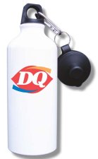 (image for) Dairy Queen Logo B Water Bottle - White