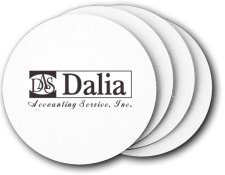 (image for) Dalia Accounting Service, Inc. Coasters (5 Pack)