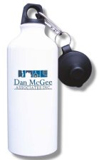 (image for) Dan McGee Associates Water Bottle - White