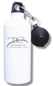 (image for) David Crumpton, DDS Water Bottle - White