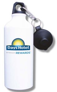 (image for) Days Hotel with Wyndham Rewards Water Bottle - White