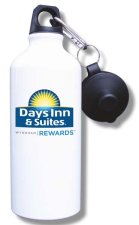 (image for) Days Inn & Suites with Wyndham Rewards Water Bottle - White