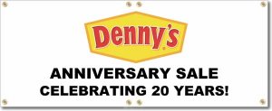 (image for) Denny\'s Banner Logo Center