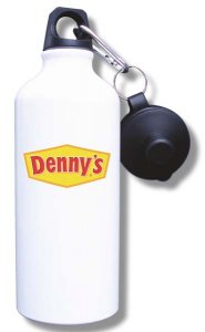 (image for) Denny\'s Water Bottle - White