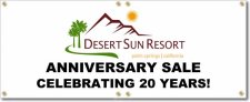 (image for) Desert Sun Resort Banner Logo Center