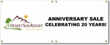 (image for) Desert Sun Resort Banner Logo Left