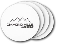 (image for) Diamond Hills Auto Group Coasters (5 Pack)