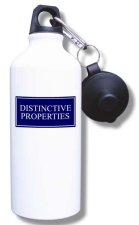 (image for) Distinctive Properties Water Bottle - White