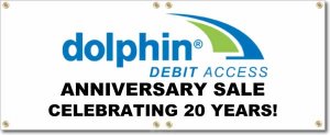 (image for) Dolphin Debit Access Banner Logo Center