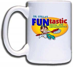 (image for) Dr. Stella\'s Funtastic Dental & Orthodontics Mug