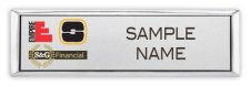 (image for) Tri Logo Small Silver Executive Badge