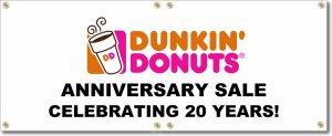 (image for) Dunkin\' Donuts Banner Logo Center