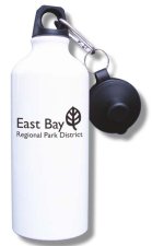 (image for) East Bay Regional Park District Water Bottle - White