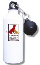 (image for) Eastern Animal Hospital Water Bottle - White