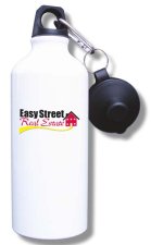 (image for) Easy Street Real Estate Water Bottle - White