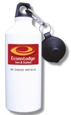 (image for) Econolodge Inns & Suites Water Bottle - White
