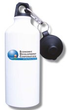 (image for) Economic Development Corporation Water Bottle - White