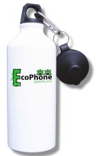 (image for) EcoPhone Systems, LLC Water Bottle - White