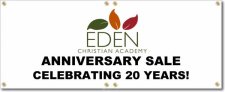 (image for) Eden Christian Academy Banner Logo Center