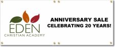 (image for) Eden Christian Academy Banner Logo Left