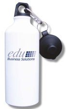 (image for) EDU Business Solutions Water Bottle - White