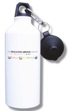 (image for) Education Abroad Network, The Water Bottle - White