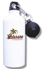 (image for) El Artesano Restaurant Water Bottle - White